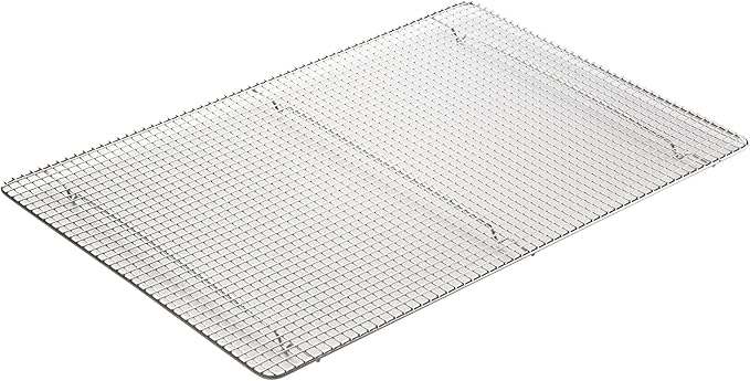 Winco Wire Sheet Pan Grate/Cooling Rack, Stainless Steel, Full Size
