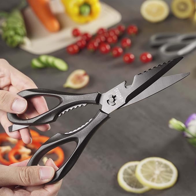 Kitchen Scissors All Purpose, Extra Sharp Kitchen Shears - Image 2