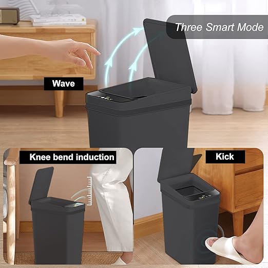 Yatmung Touchless Bathroom Trash Can - Image 2