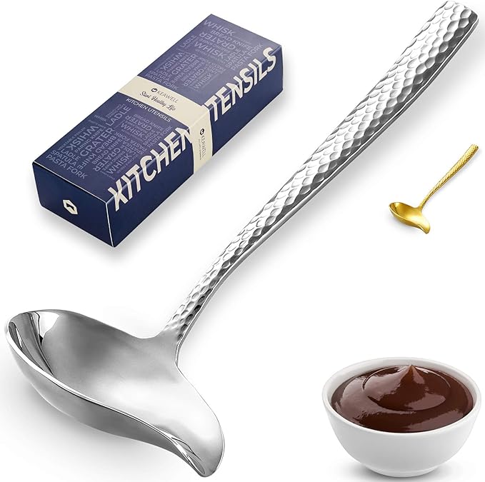 KEAWELL Louis Hammered 18/10 Stainless Steel Sauce Ladle - Image 8
