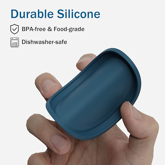OHMO 2 Pack Pet Food Can Lids, BPA Free Silicone Covers - Image 3