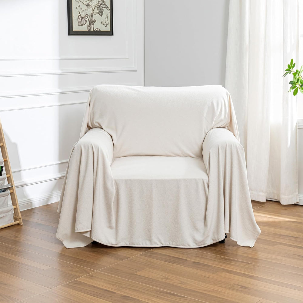 MEETSKY Chair Cover Cat Scratch Proof Recliner Chair Covers, Oversized Armcha...