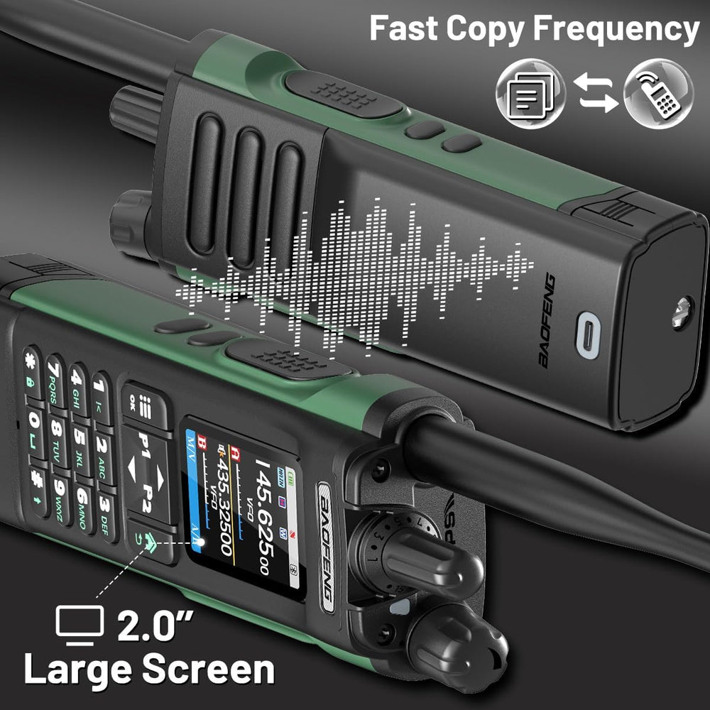 baofeng DM32 Radio DMR Ham Radio Handheld Long Range Walkie Talkies Rechargea...