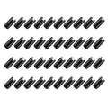 MECCANIXITY 120Pcs Slotted Split Roll Pins 4/25 Inch Dia. 3/10 Inch Length 65Mn by MECCANIXITY