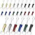 Ziliny 24 Pcs Bottle Opener Keychain Bulk Wine Bottle Beer Opener Keychain by Ziliny