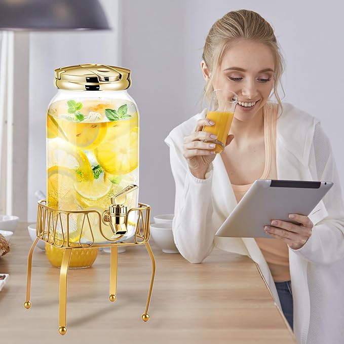 Tanlade 2 Pcs Plastic Drink Dispenser