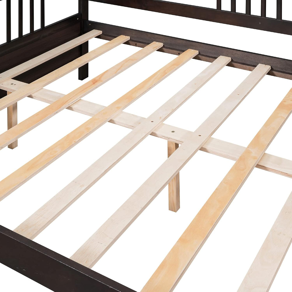 Merax Daybed Full, Full Daybed Wooden Slats Support Modern Living Daybed with...