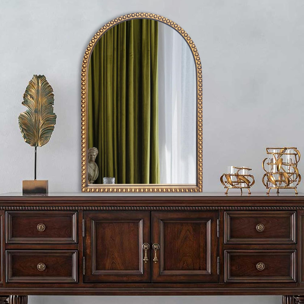 BAODANFU Traditional Arch Mirror for Bathroom, 20" x30" Baroque Ant...