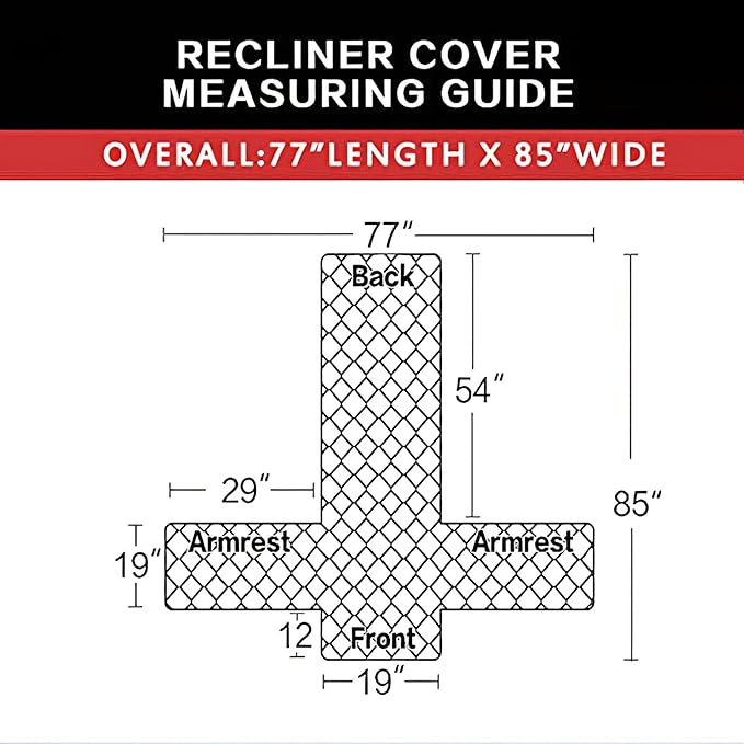 Easy-Going Recliner Sofa Slipcover Reversible Sofa Cover Water Resistant Couch - Image 5