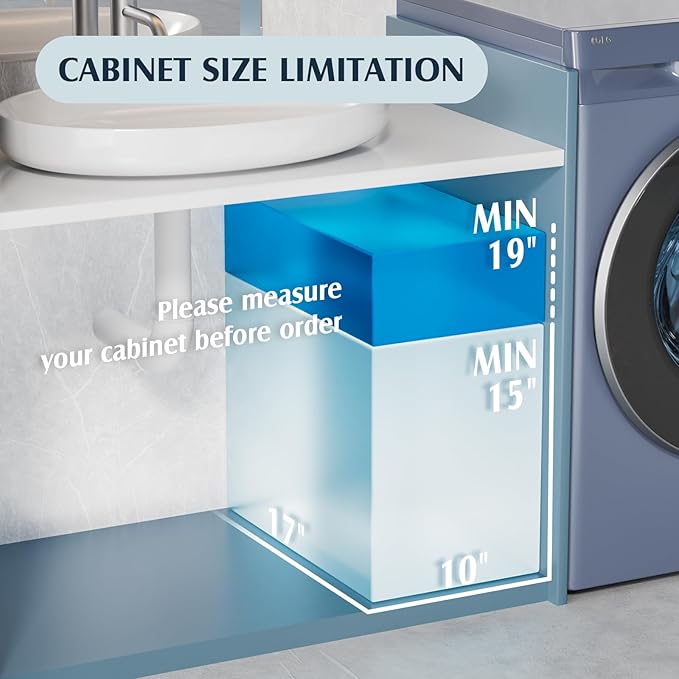 VERIFOST Under Sink Organizer, 2 Pack Under Kitchen Bathroom Cabinet Organizer - Image 7