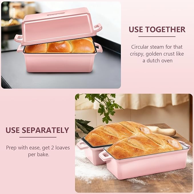 Wildone Enameled Cast Iron Bread Loaf Pan