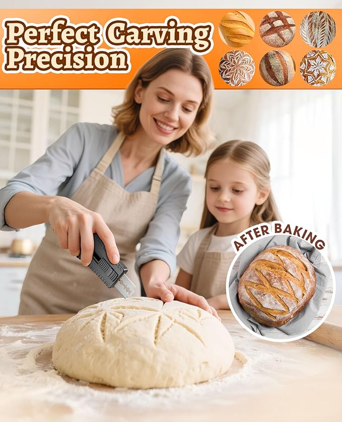 Extractable & Magnetic Bread Lame Sourdough Bread Knife - Image 4