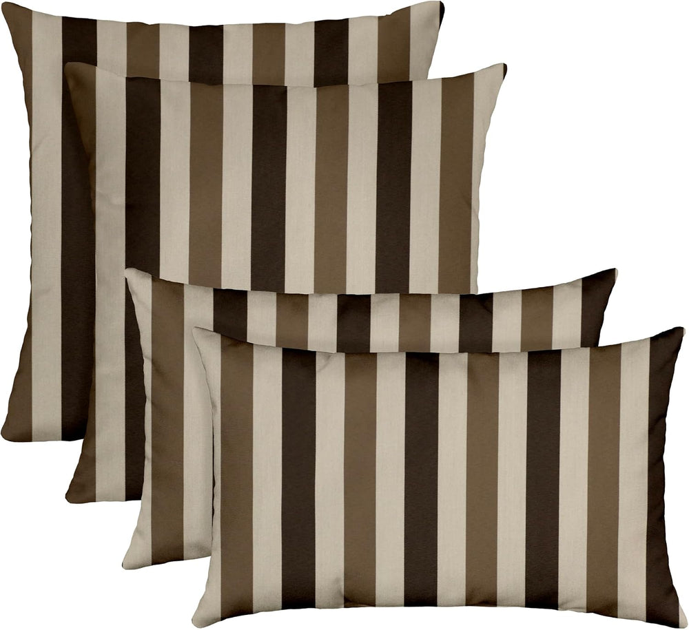 RSH DECOR: Sunbrella Lumbar & Square Pillows Set of 4 | 20" x 12&quo...