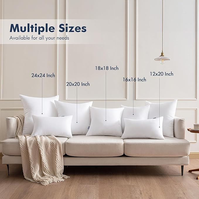 MIULEE Throw Pillows Inserts - Image 2