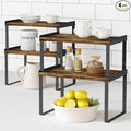 Goozii Kitchen Cabinet Organizers and Storage Shelves, Rustic Farmhouse Desk by Goozii