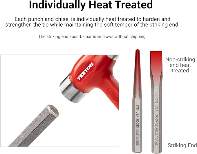 TEKTON 1/8 Inch Roll Pin Punch | 66064 | Made in USA - Image 3