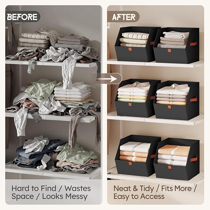 Homsorout Fabric Closet Storage Cubes