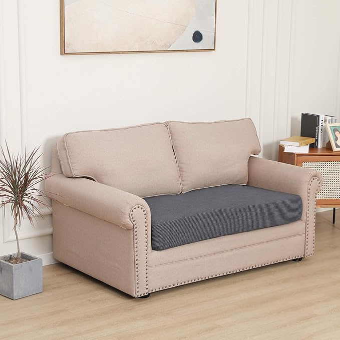 Easy-Going Stretch Loveseat Cushion Cover Sofa Cushion Furniture Protector Sofa - Image 2