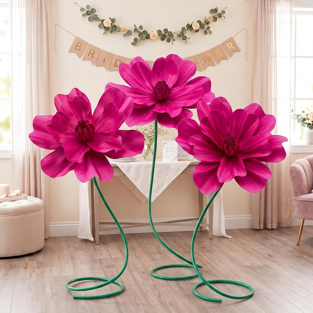 3 PCS 5ft Giant Artificial Flower for Wedding & Birthday Party
