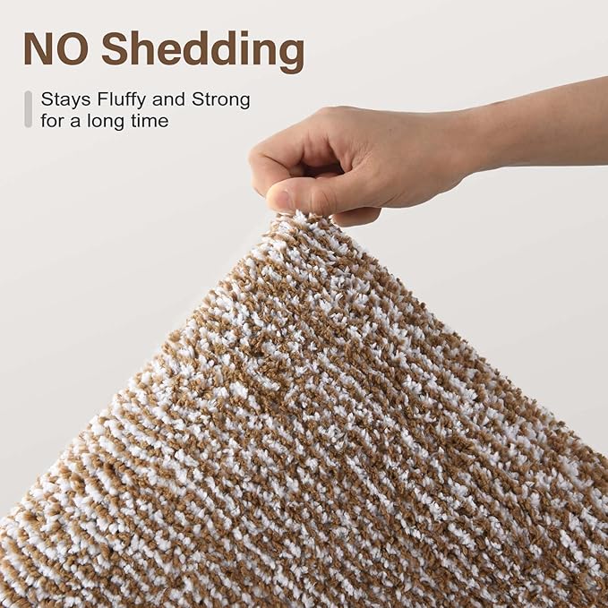 48x24 Long Bathroom Rugs Washable Non Slip, Coffee Bath Mat - Image 8