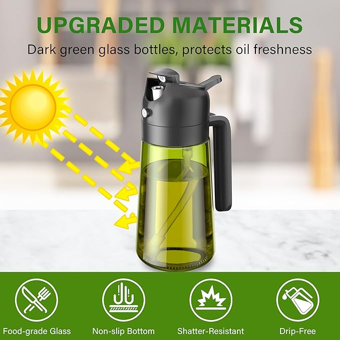 Vakoo 2 in 1 Oil Sprayer and Oil Dispenser - Image 2