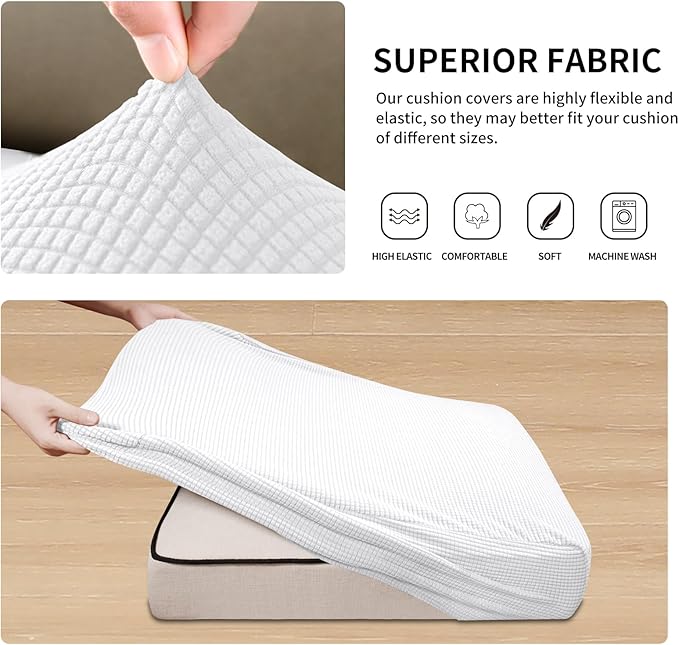 Easy-Going Stretch Individual Chair Couch Cushion Cover Sofa Cushion Furniture - Image 5