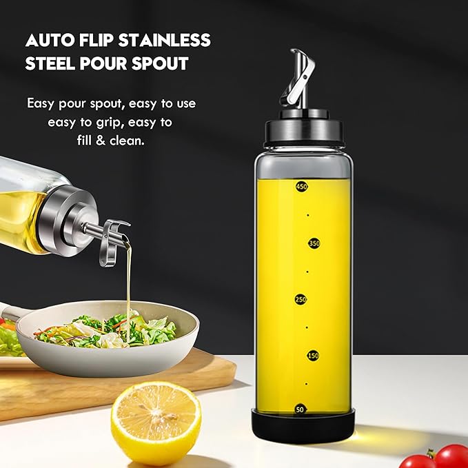 Glass Olive Oil Dispenser Bottle - Image 6