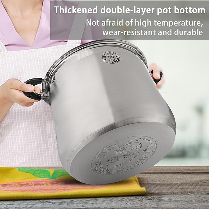 Vivicreate 18.5 Quart Stainless Steel Stock Pot - Image 5