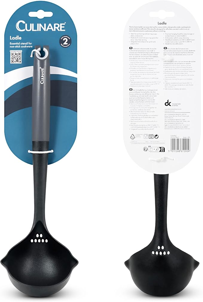Culinare Soup Ladle with Dual Pouring Spouts & Herb Stripper – Heat-Resistant - Image 10
