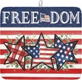 4th of July Dish Drying Mat 18x16 Inch, Patriotic Drying Mat by Trongr