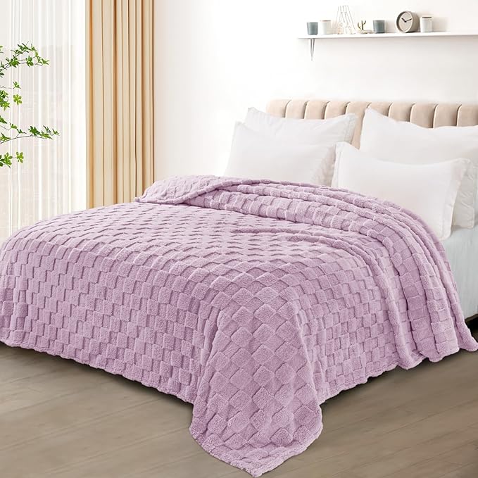 Exclusivo Mezcla Twin Size Flannel Fleece Blanket, Super Soft and Warm - Image 2