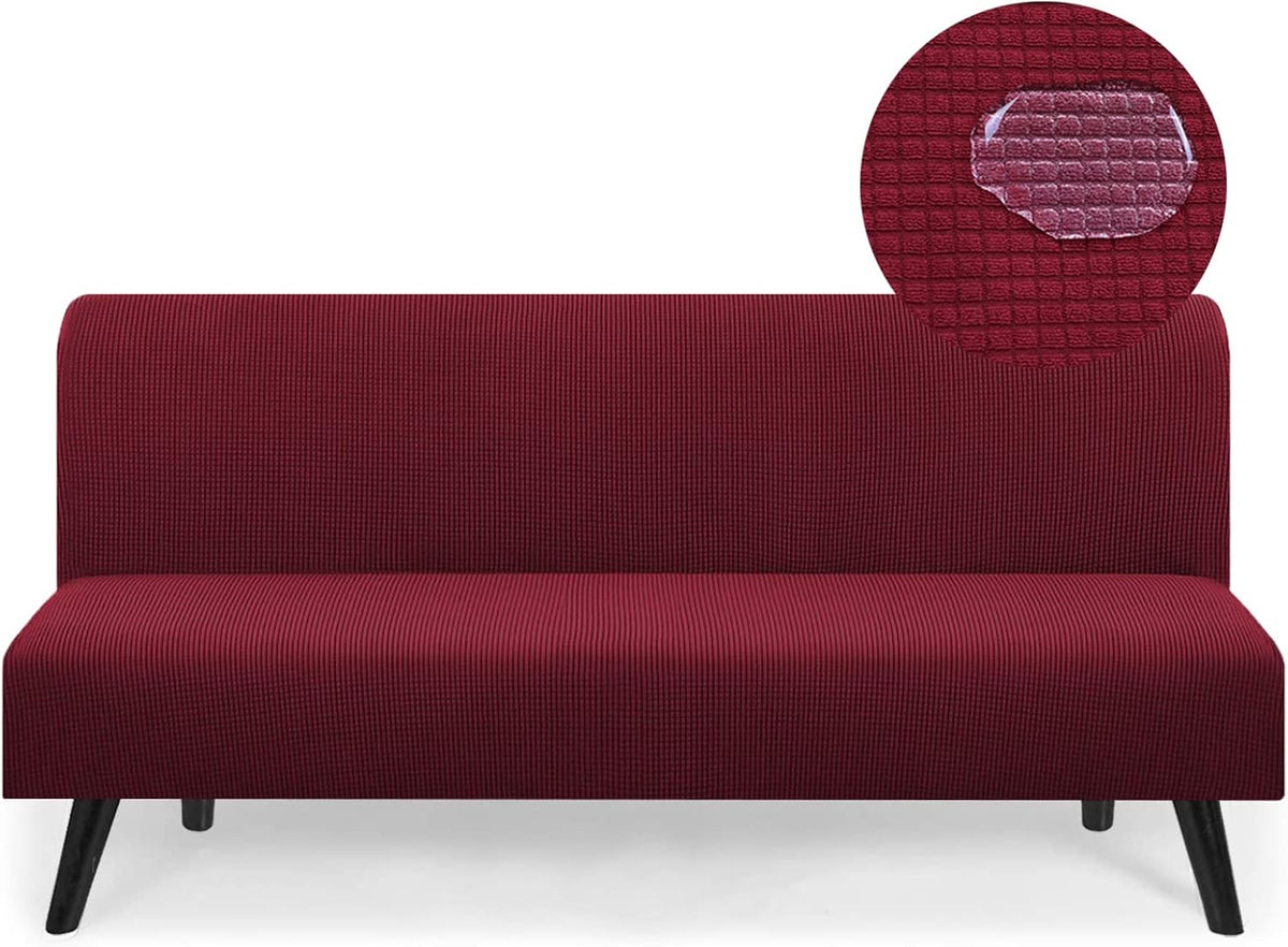 water repellent armless futon cover sofa bed slipcover, main product view