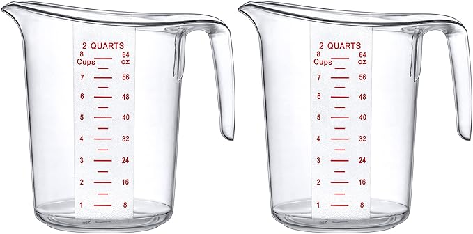 Amazing Abby - Melissa - 64-Ounce Plastic Measuring Pitcher, 8-Cup Food-Grade - Image 4