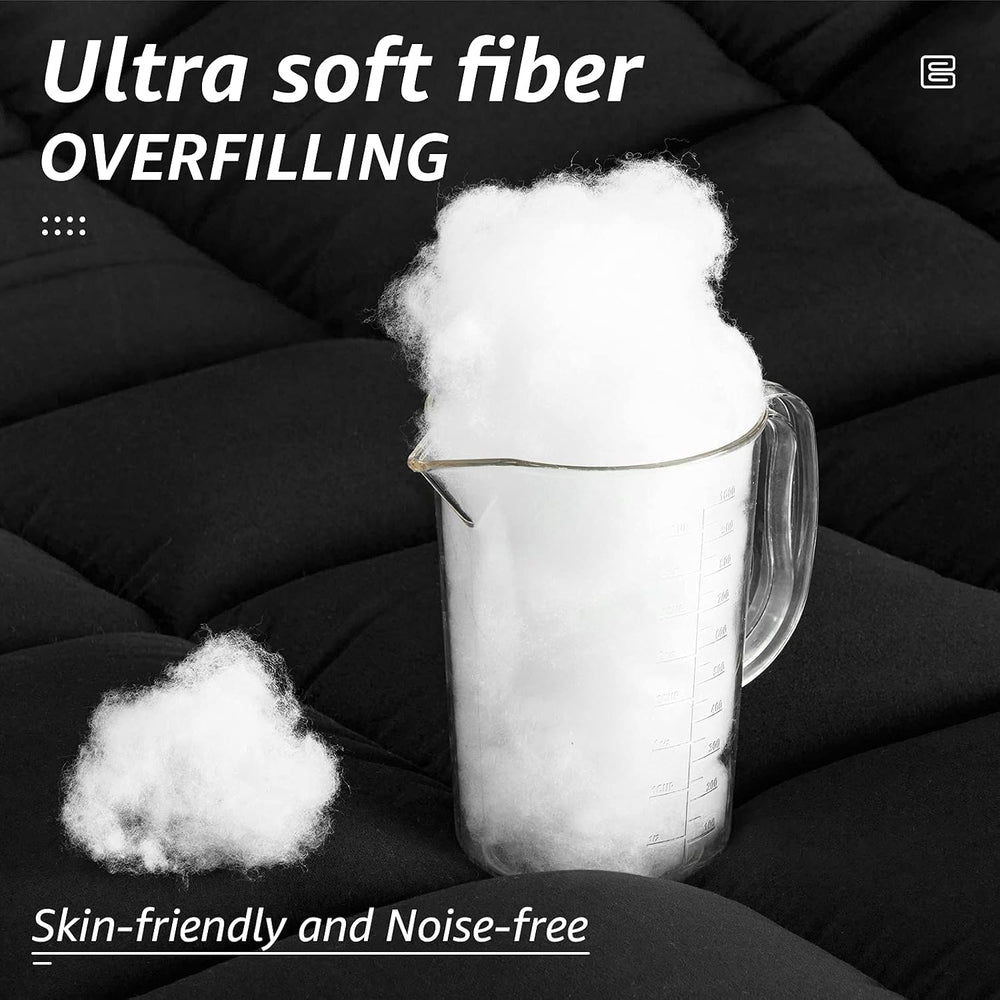 All Season Full Size Bed Comforter - Cooling Down Alternative Quilted Duvet I...