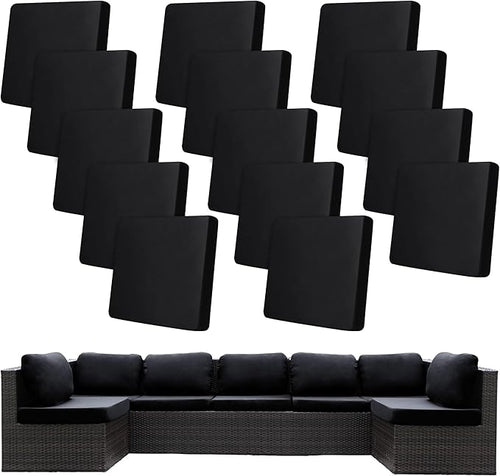 14 Pcs Stretch Patio Cushion Covers, Outdoor Couch Covers Replacement, Outdoor by BIETYONE