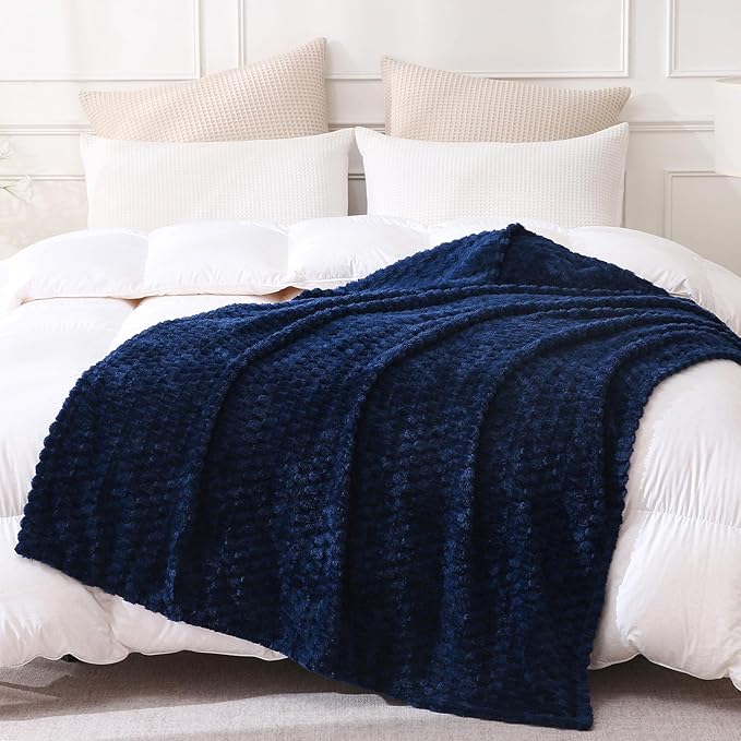 Blue Throw Blanket 60"×80" inches Gifts - Image 3
