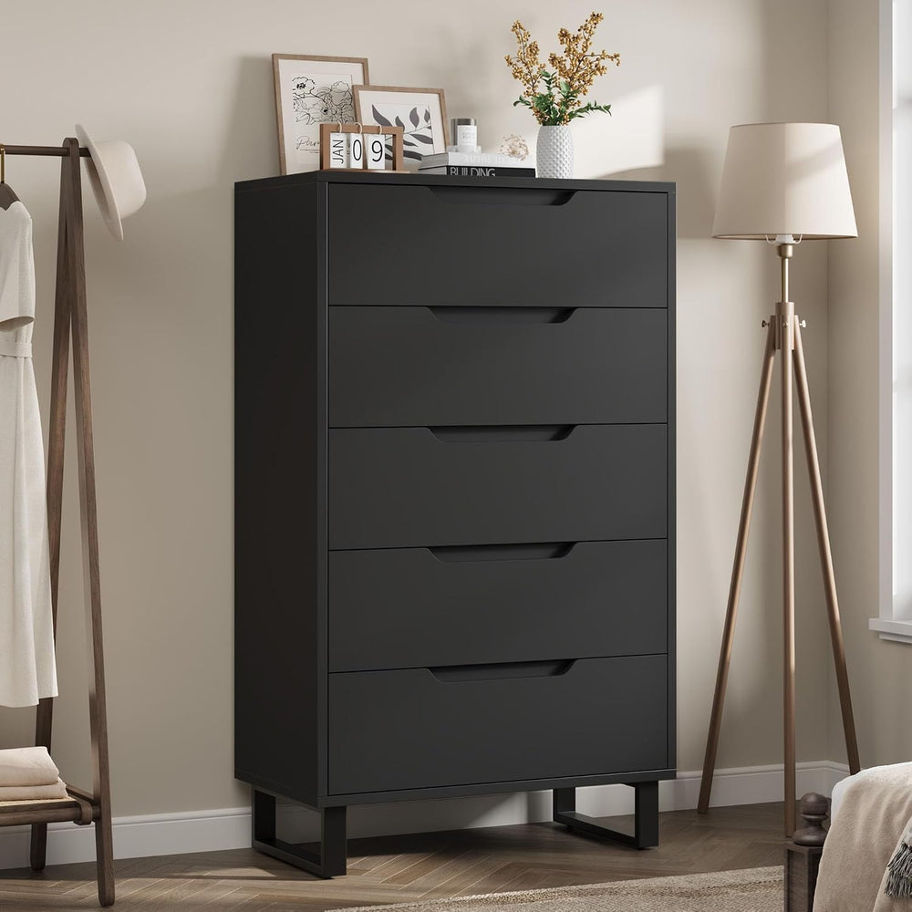 Garvee 5 Dresser for Bedroom, 50.5" Vertical Dresser Drawer with Storage