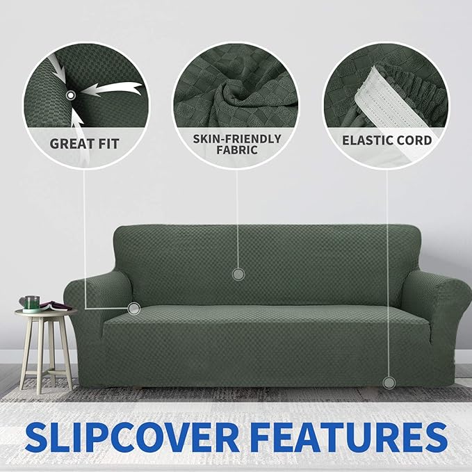 ZNSAYOTX 1 Piece Jacquard Couch Covers - Image 3