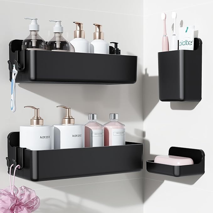 Nieifi Adhesive Wall Shelf, Shower Shelves, Shower Organizer by Nieifi
