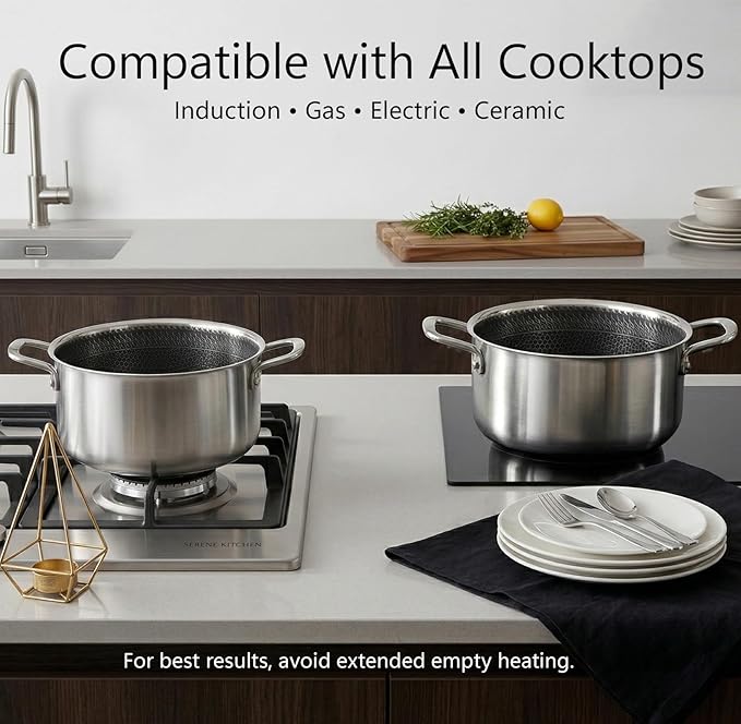 4.6 Qt Stainless Steel Stock Pot - Image 5