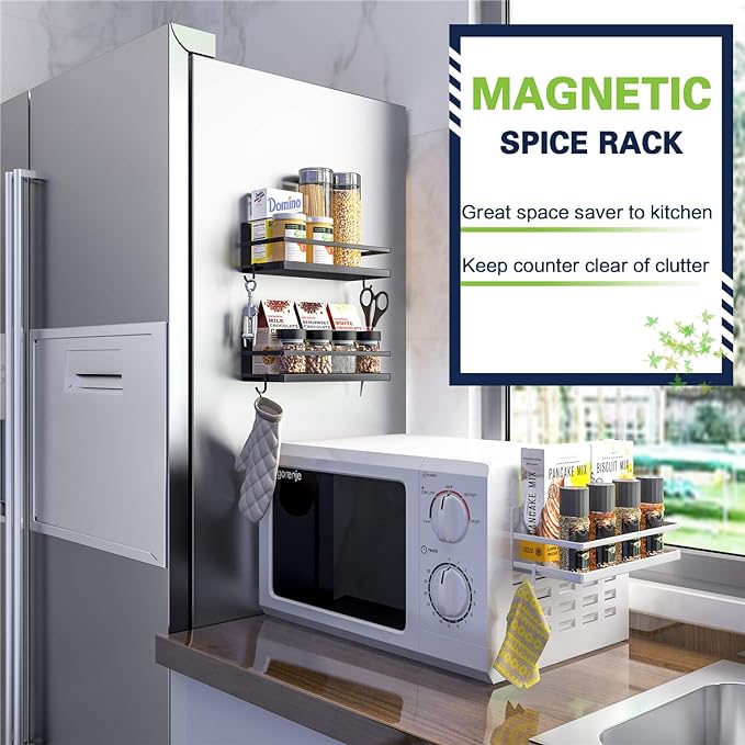 Magnetic Spice Rack, Strong Magnetic Shelf - Image 5