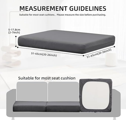 12Pcs Outdoor Cushion Covers, Patio Cushion Covers, Stretch Elastic Slipcovers - Image 2