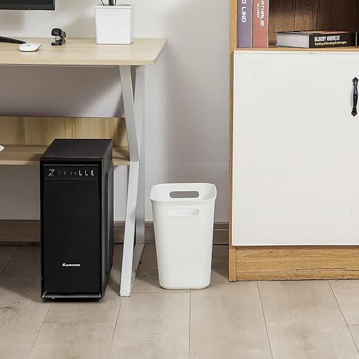UUJOLY Plastic Small Trash Can Wastebasket, Garbage Container Basket - Image 5