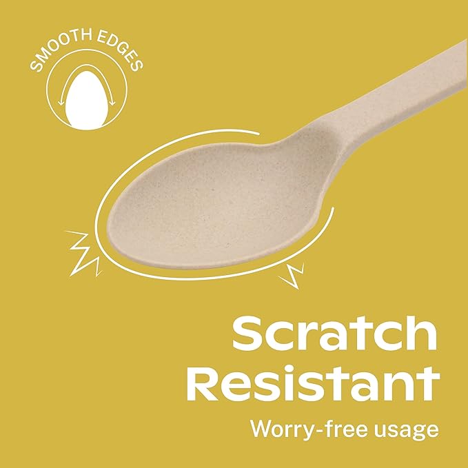 CORAL Light Brown 100% Compostable Spoons & Forks Set - Image 5