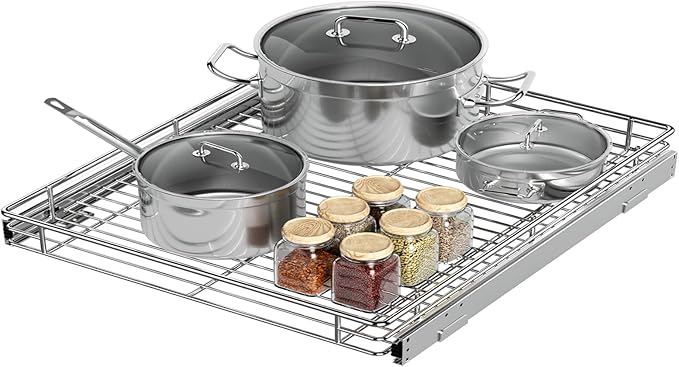ZOINLIY Pull Out Cabinet Organizer, Versatile Slide Out Kitchen Organizers and by ZOINLIY