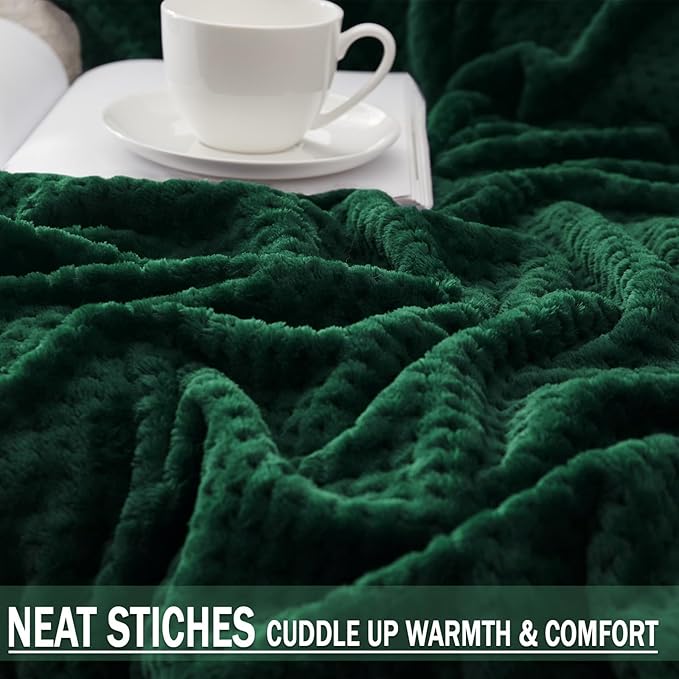 Exclusivo Mezcla Fleece Throw Blanket Extra Large, Super Soft and Warm Blankets - Image 4