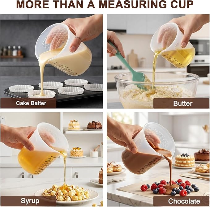 Palksky Silicone Measuring Cups Set - Image 7