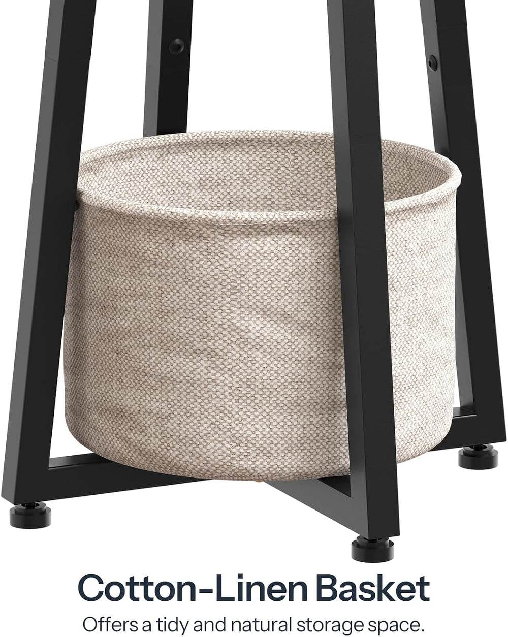HOOBRO Small Round Side Tables, Set of 2, 2-Tier Round Sofa End Tables, Compa...