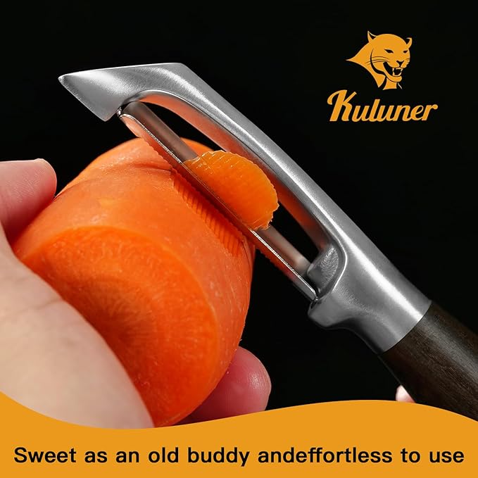 Serrated Blade Premium I Type 304 Stainless Steel Multifunctional Kitchen - Image 3