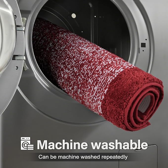 48x24 Long Bathroom Rugs Washable Non Slip, Soft Absorbent Quick Dry Mats - Image 9